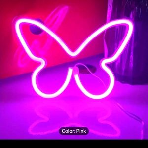 Neon Butterfly Light
